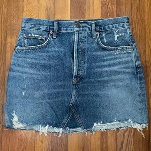 AGOLDE denim skirt